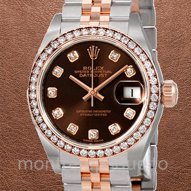 Rolex Datejust 28mm m279381rbr-0011 Dames Bracelet Jubilé Argenté
