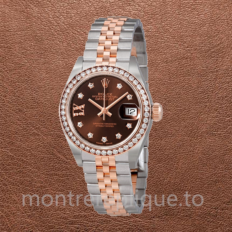 Rolex Datejust Dames 28mm m279381rbr-0003 Bracelet Jubilé - Image 2