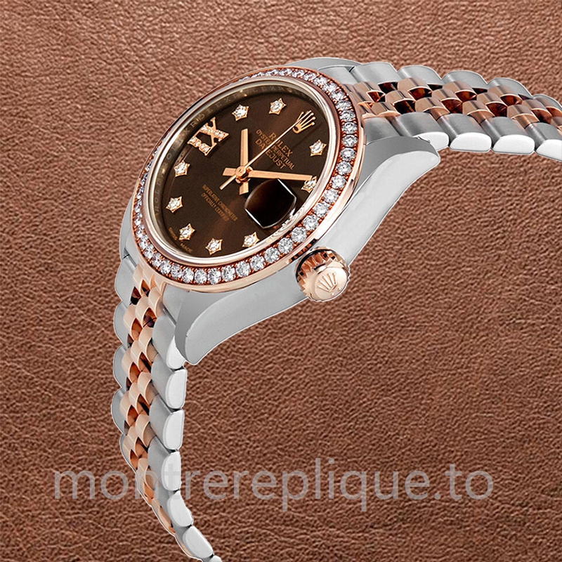 Rolex Datejust Dames 28mm m279381rbr-0003 Bracelet Jubilé - Image 3
