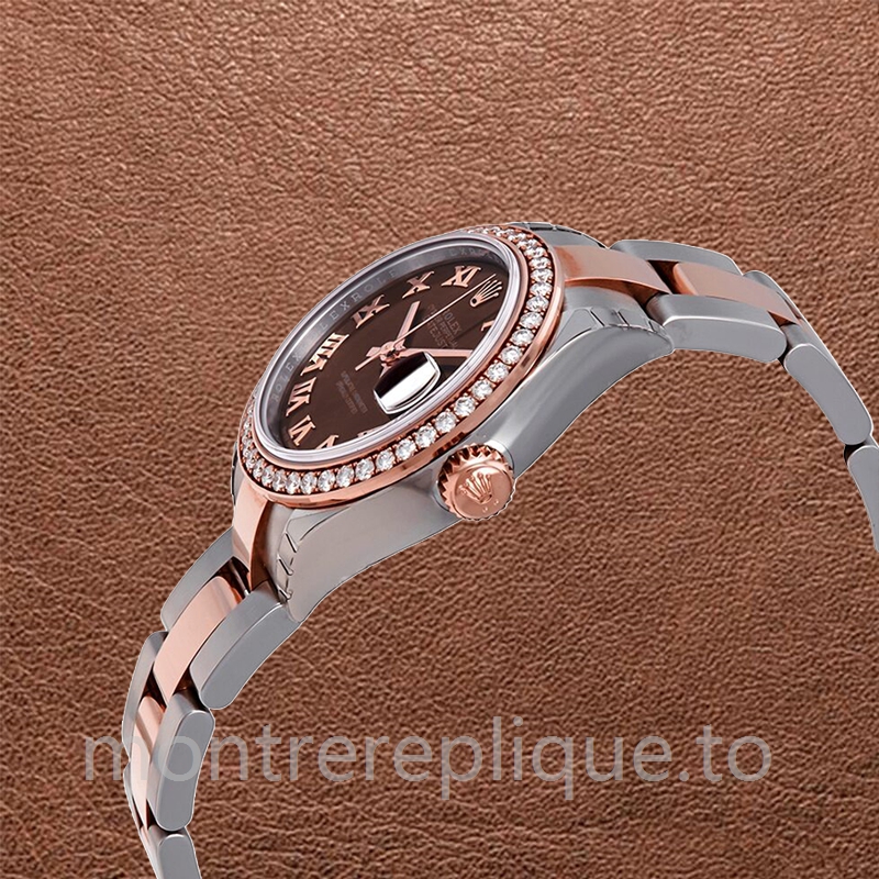 Rolex Datejust 28mm Dames m279381rbr-0010 Cadran Chocolat - Image 3