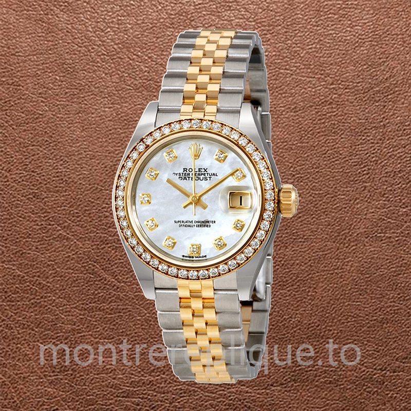 Rolex Datejust Dames m279383rbr-0019 28mm Cadran en nacre Regardez - Image 2