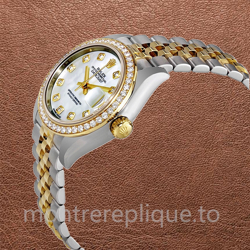 Rolex Datejust Dames m279383rbr-0019 28mm Cadran en nacre Regardez - Image 3