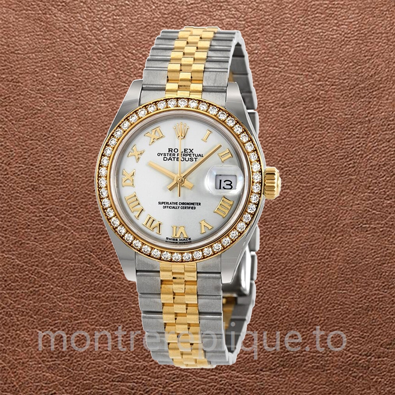Rolex Datejust 28mm Dames m279383rbr-0023 Argenté Automatique - Image 2