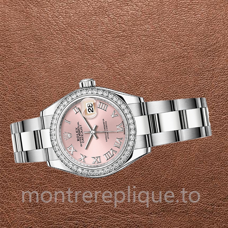 Rolex Datejust Dames m279384rbr-0006 28mm Cadran rose - Image 3