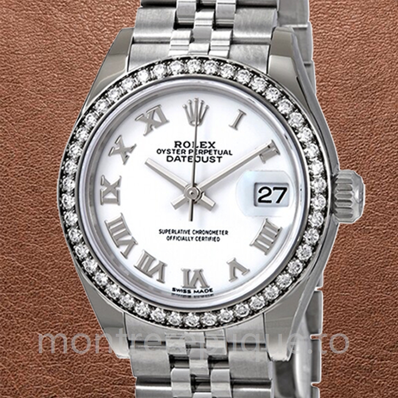 Rolex Datejust 28mm Dames m279384rbr-0019 Bracelet Jubilé Automatique