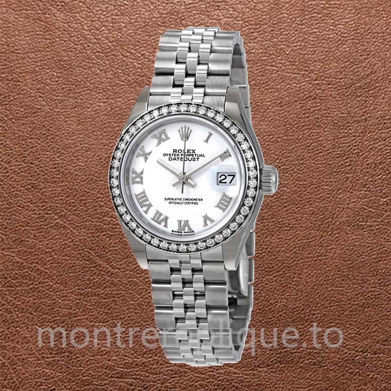 Rolex Datejust 28mm Dames m279384rbr-0019 Bracelet Jubilé Automatique - Image 2