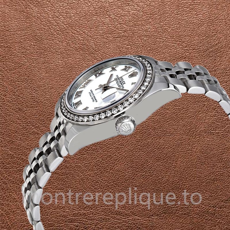 Rolex Datejust 28mm Dames m279384rbr-0019 Bracelet Jubilé Automatique - Image 3