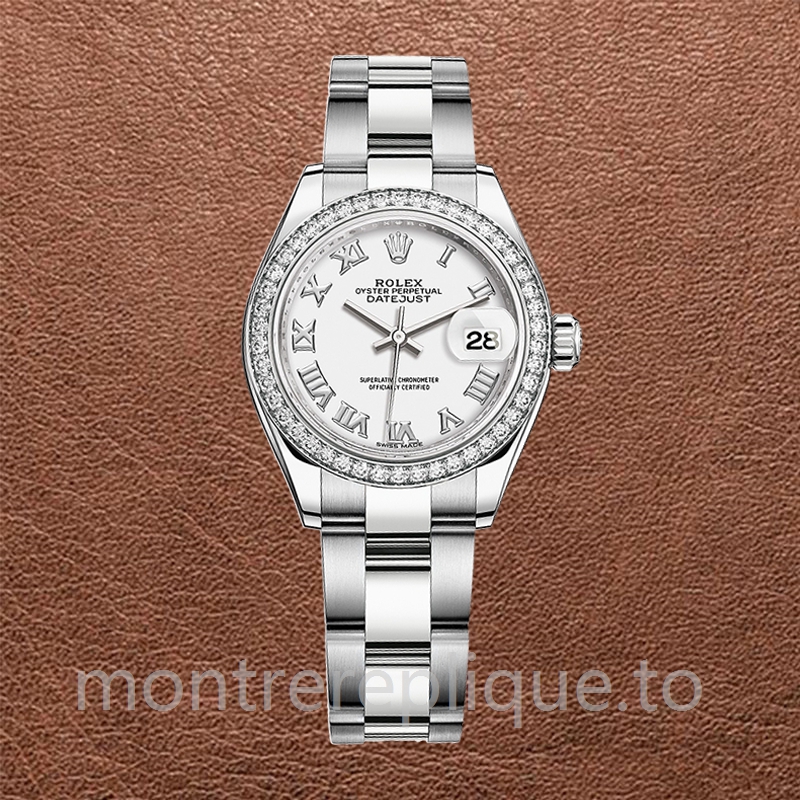 Rolex Datejust Dames 28mm m279384rbr-0020 Bracelet Huître - Image 2