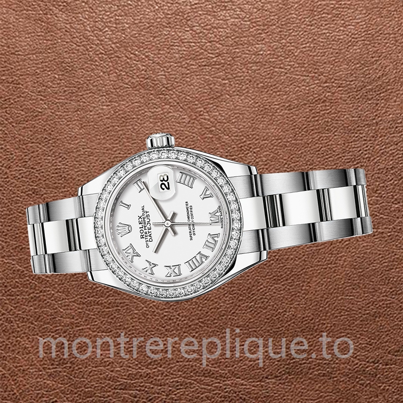 Rolex Datejust Dames 28mm m279384rbr-0020 Bracelet Huître - Image 3
