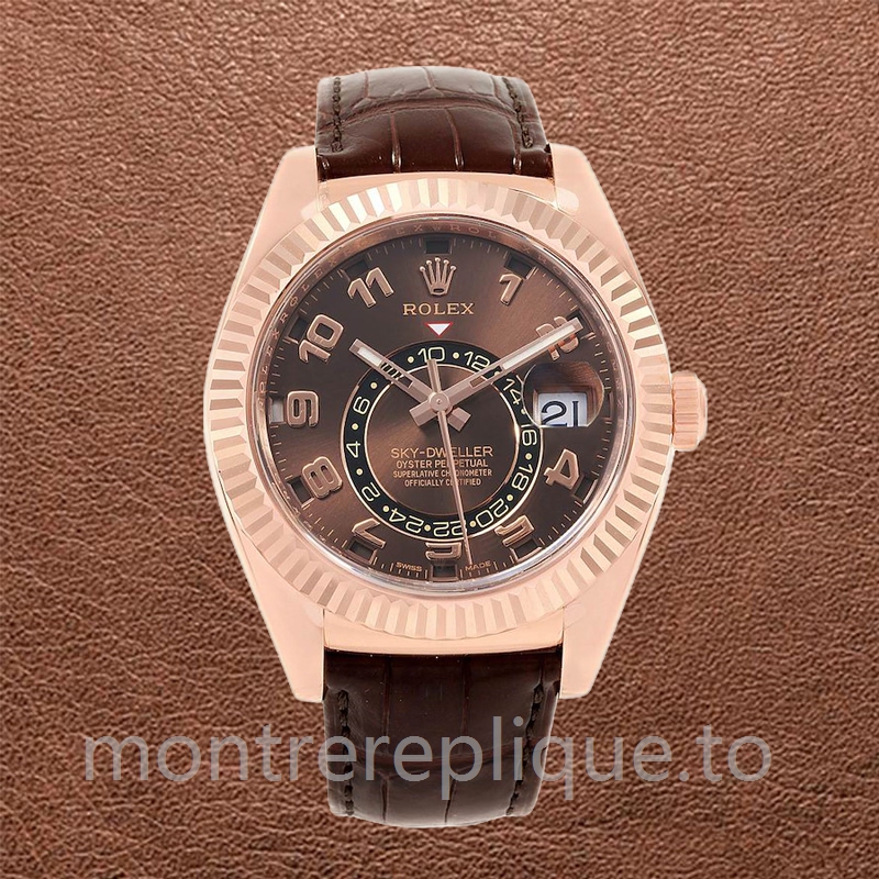 Rolex Sky-dweller 41mm Pour des hommes 326135-L Doré rose - Image 2