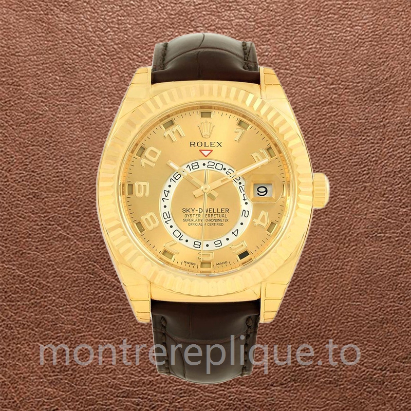 Rolex Sky-dweller 326138 Pour des hommes 41mm Cadran Champagne Regardez - Image 2
