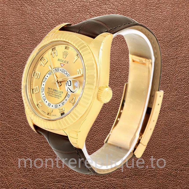 Rolex Sky-dweller 326138 Pour des hommes 41mm Cadran Champagne Regardez - Image 3