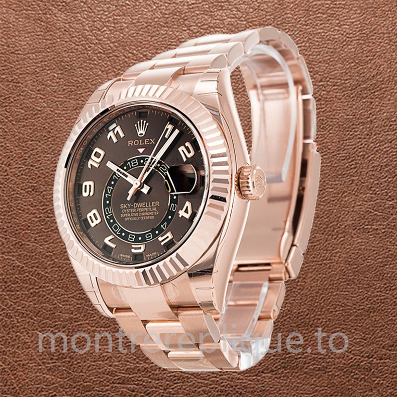 Rolex Sky-dweller 41mm 326935BRAO Pour des hommes Cadran marron Automatique - Image 3
