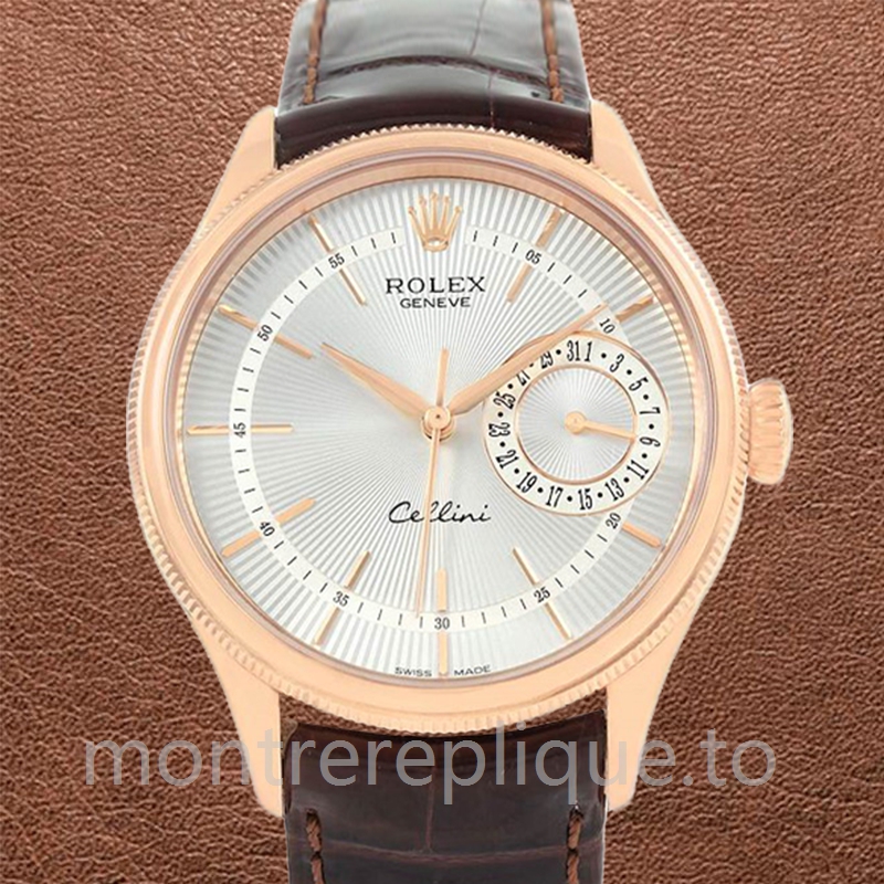 Rolex Cellini 39mm Pour des hommes m50515-0008 Regardez Doré rose