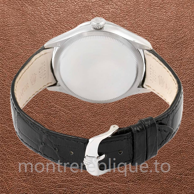 Rolex Cellini m50519-0007 Pour des hommes 39mm Bracelet en cuir - Image 4