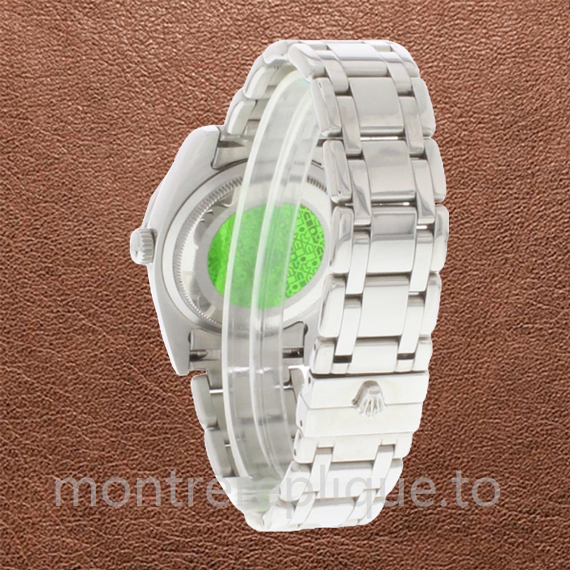 Rolex Pearlmaster Dames 86349SAFUBL-42749 31mm Bracelet Argenté - Image 4
