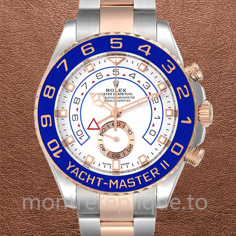 Rolex Yacht-master 44mm m116681-0002 Pour des hommes Cadran blanc