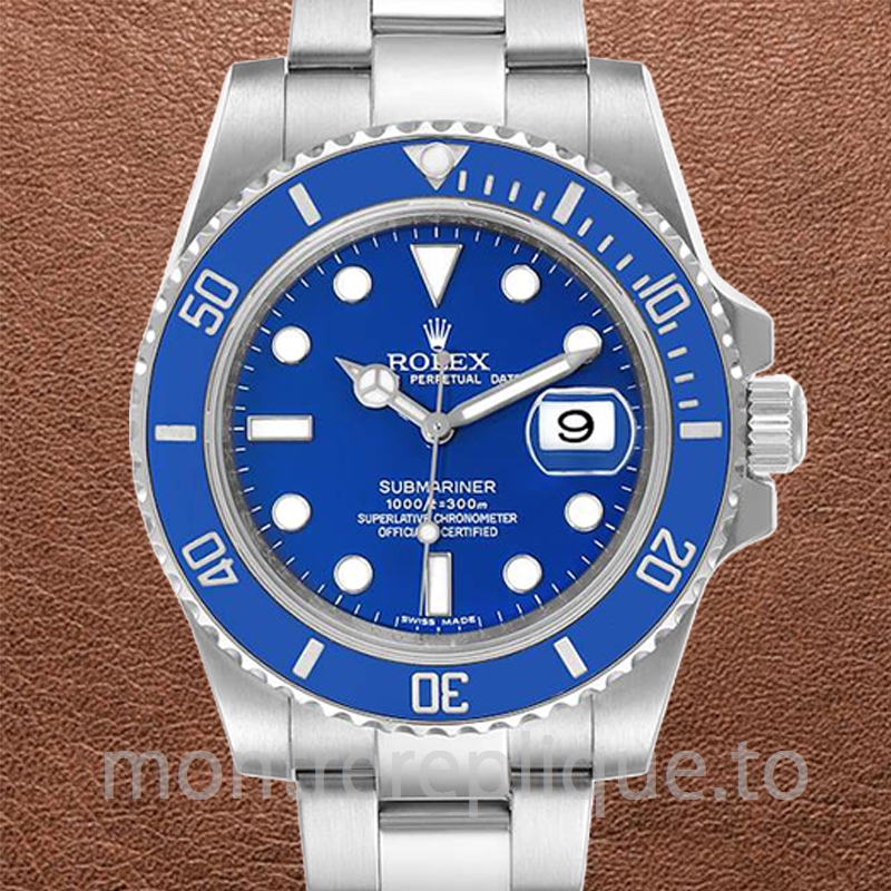 Rolex Submariner 116619LB-97209 40mm Pour Des Hommes Cadran Bleu