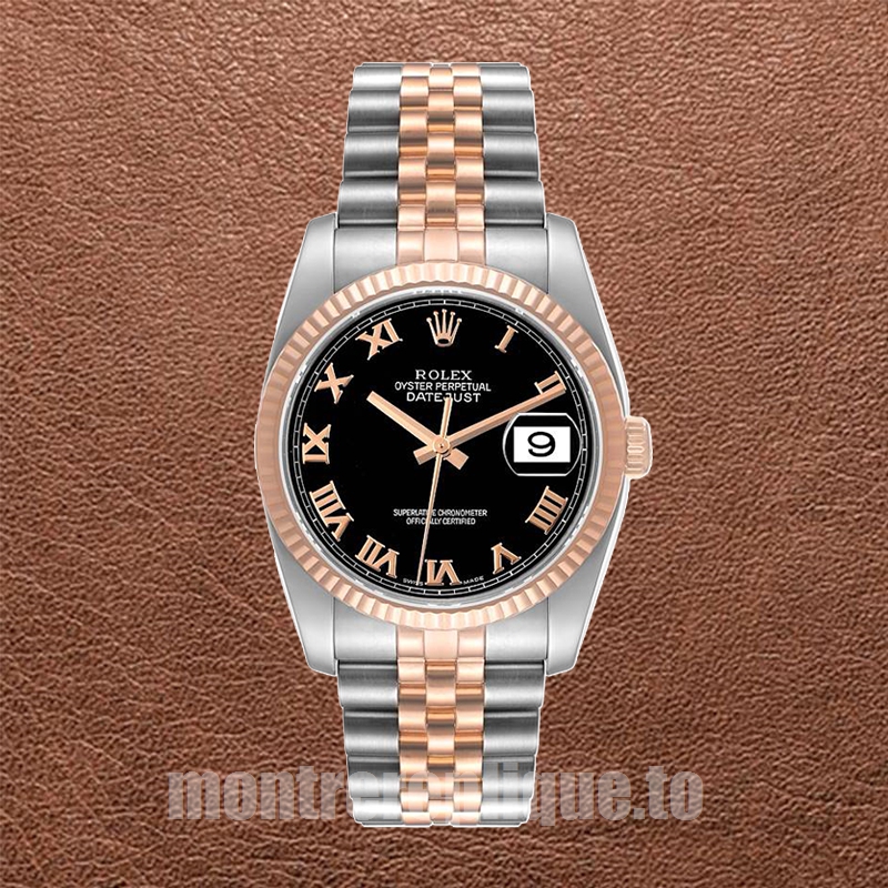 Rolex Datejust 36mm Pour des hommes 116231 Argenté Cadran noir - Image 2