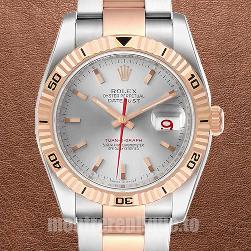 Rolex Datejust Turn-o-graph 36mm 116261 Pour des hommes Bracelet Huître