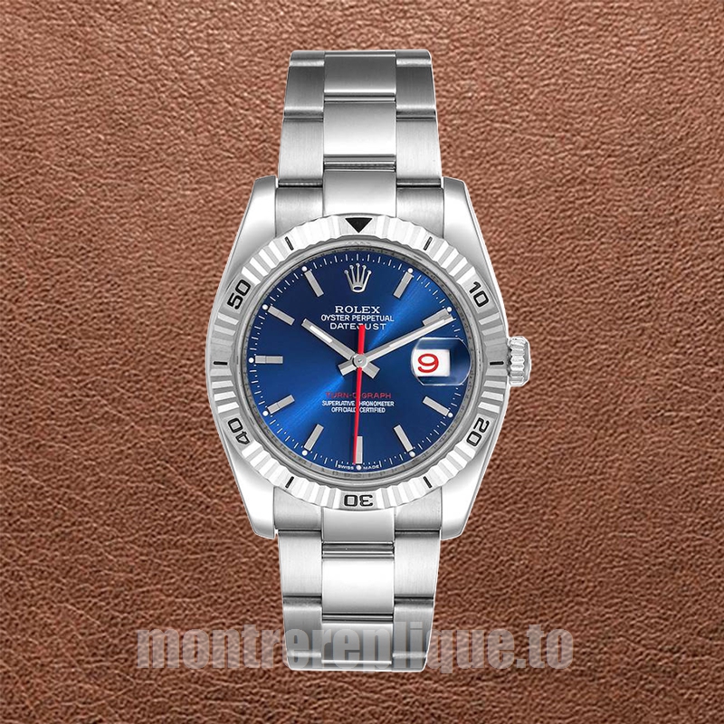 Rolex Datejust Turn-o-graph 36mm Pour des hommes 116264 Cadran bleu - Image 2