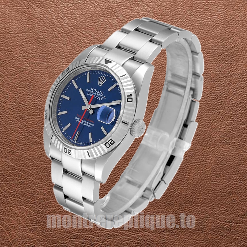 Rolex Datejust Turn-o-graph 36mm Pour des hommes 116264 Cadran bleu - Image 3