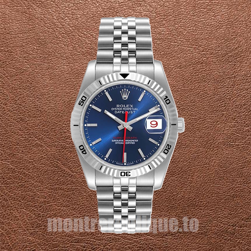 Rolex Datejust Turn-o-graph 36mm Pour des hommes 116264 Cadran bleu - Image 5