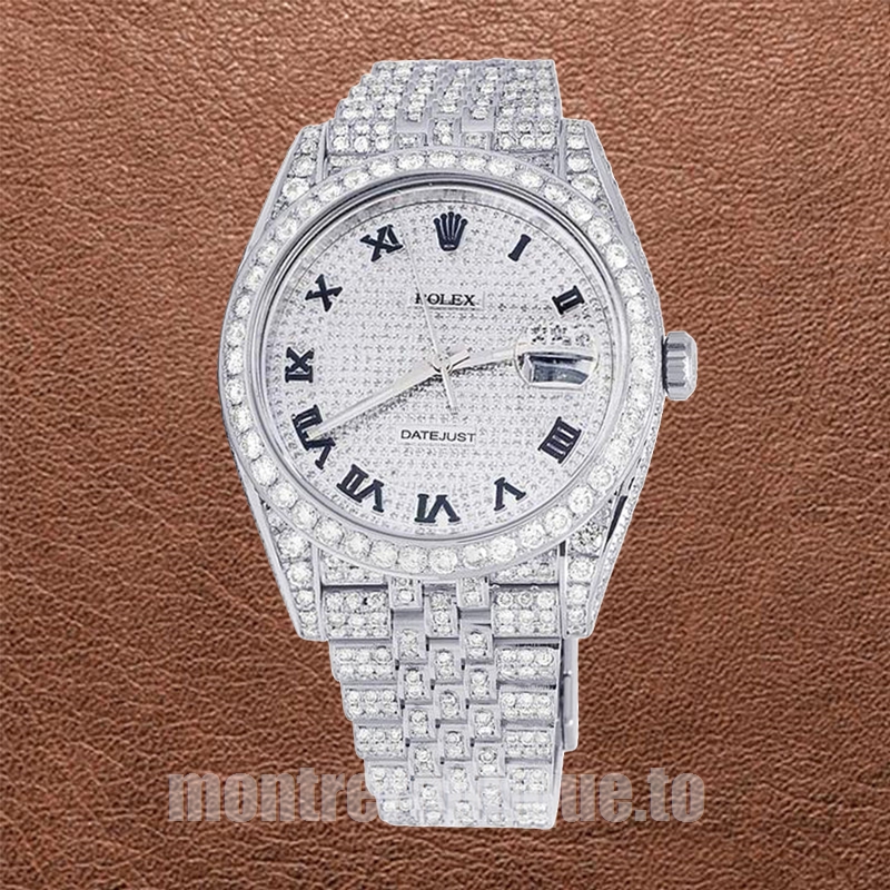 Rolex Datejust 41mm Pour des hommes 116300 Cadran pavé de diamants Bracelet Jubilé - Image 2