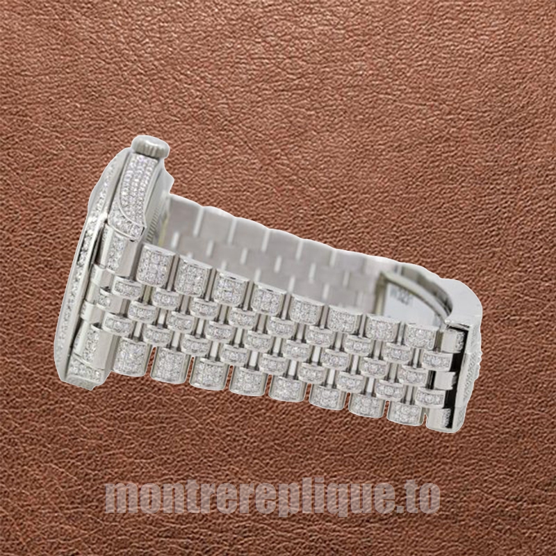 Rolex Datejust 41mm Pour des hommes 116300 Cadran pavé de diamants Bracelet Jubilé - Image 4