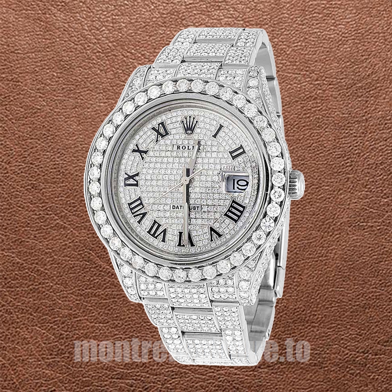 Rolex Datejust 41mm Pour des hommes 116300 Cadran pavé de diamants Bracelet Jubilé - Image 5