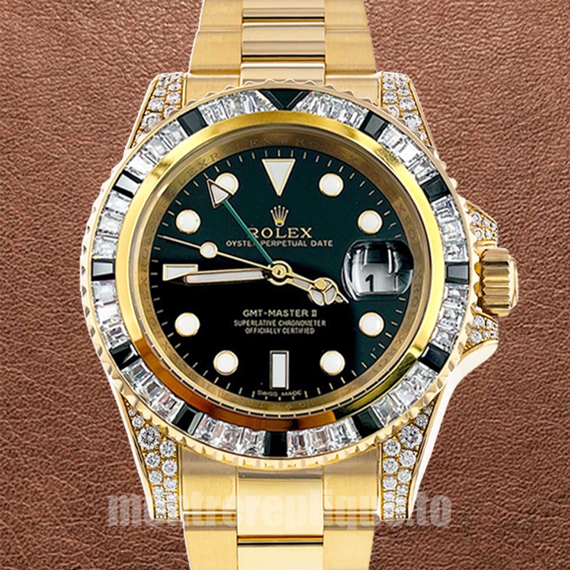 Rolex GMT-Master II Pour des hommes 116758 40mm Ton d'or