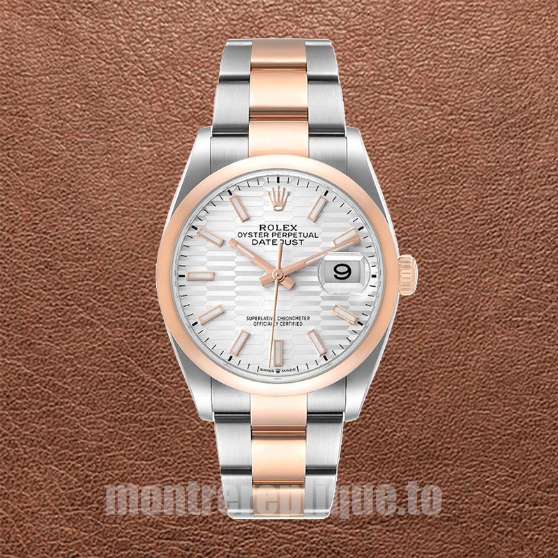 Rolex Datejust Pour des hommes 36mm m126201-0034 Argenté Cadran cannelé argenté - Image 2