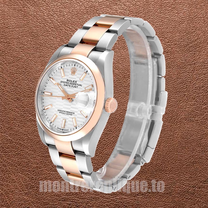 Rolex Datejust Pour des hommes 36mm m126201-0034 Argenté Cadran cannelé argenté - Image 3
