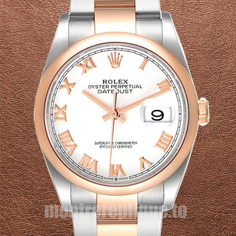 Rolex Datejust m126201-0016 36mm Pour des hommes Bracelet Huître