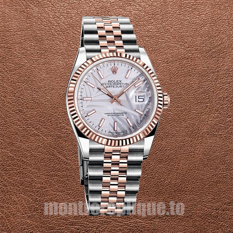 Rolex Datejust 41mm Pour des hommes M126231-0031 Cadran argenté motif palmier - Image 2