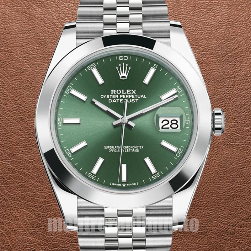 Rolex Datejust Pour des hommes m126300-0020 41mm Cadran vert