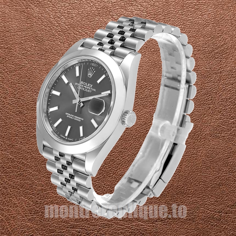 Rolex Datejust m126300-0008 Pour des hommes 41mm Bracelet Jubilé Argenté - Image 3