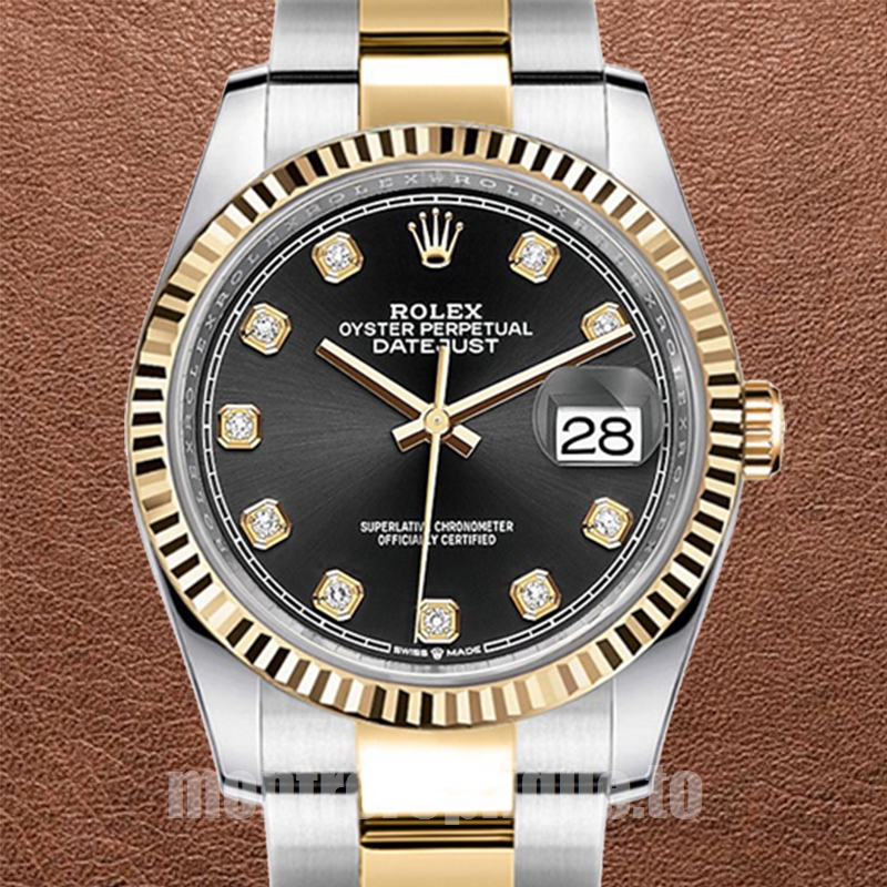 Rolex Datejust m126333-0005 41mm Pour des hommes Cadran noir Automatique