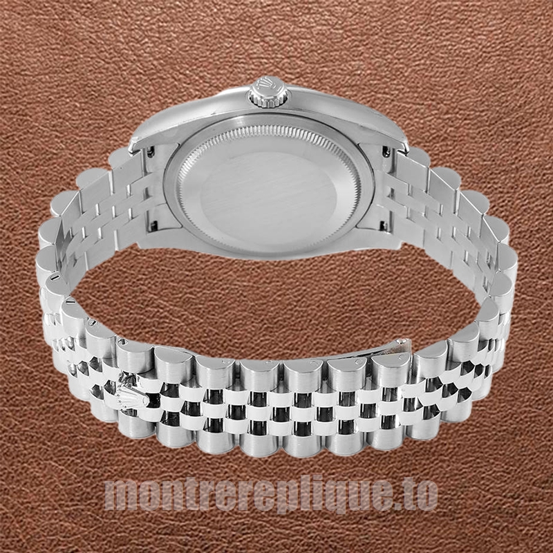 Rolex Datejust m126334-0018 Pour des hommes 41mm Argenté Cadran noir - Image 4