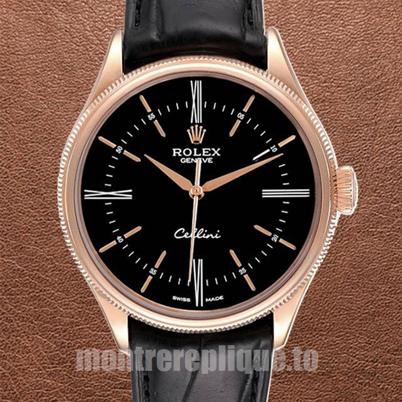 Rolex Cellini 39mm Pour des hommes m50505-0009 Cadran noir