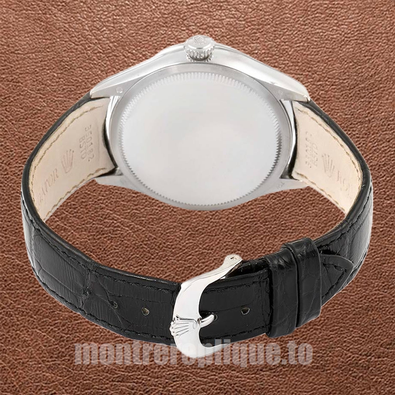Rolex Cellini 39mm m50519-0006 Pour des hommes Bracelet en cuir - Image 4