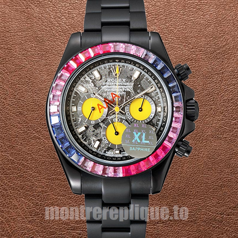 Rolex Daytona Pour des hommes 40mm DIW Ton noir Cadran gris - Image 2