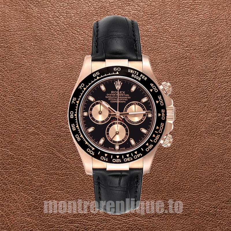 Rolex Daytona 40mm Pour des hommes 116515 Bracelet en cuir - Image 2
