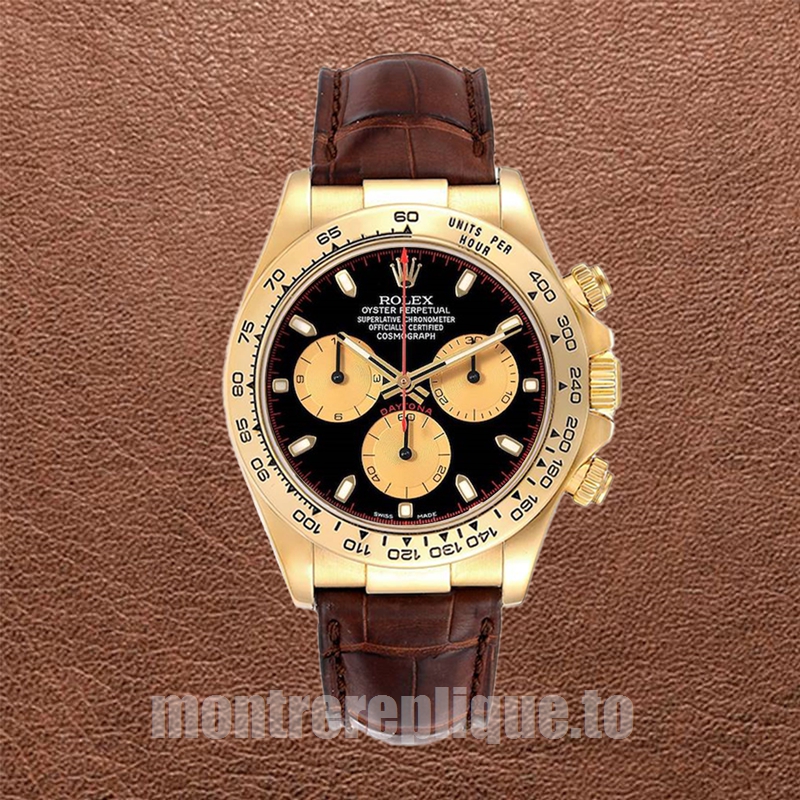 Rolex Daytona 116518 Pour des hommes 40mm Bracelet en cuir - Image 2
