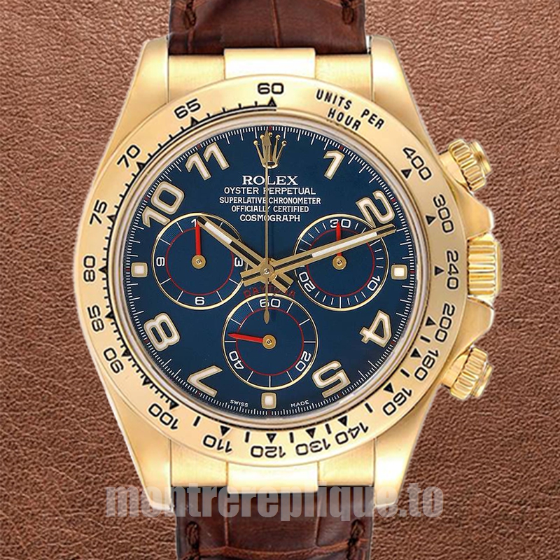 Rolex Daytona Pour des hommes 116518 40mm Automatique Cadran bleu