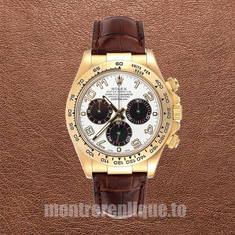Rolex Daytona Pour des hommes 40mm 116518 Regardez Bracelet en cuir - Image 2