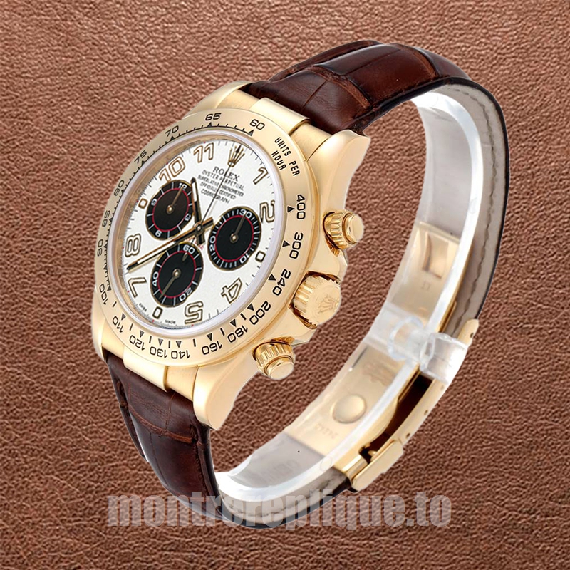 Rolex Daytona Pour des hommes 40mm 116518 Regardez Bracelet en cuir - Image 3