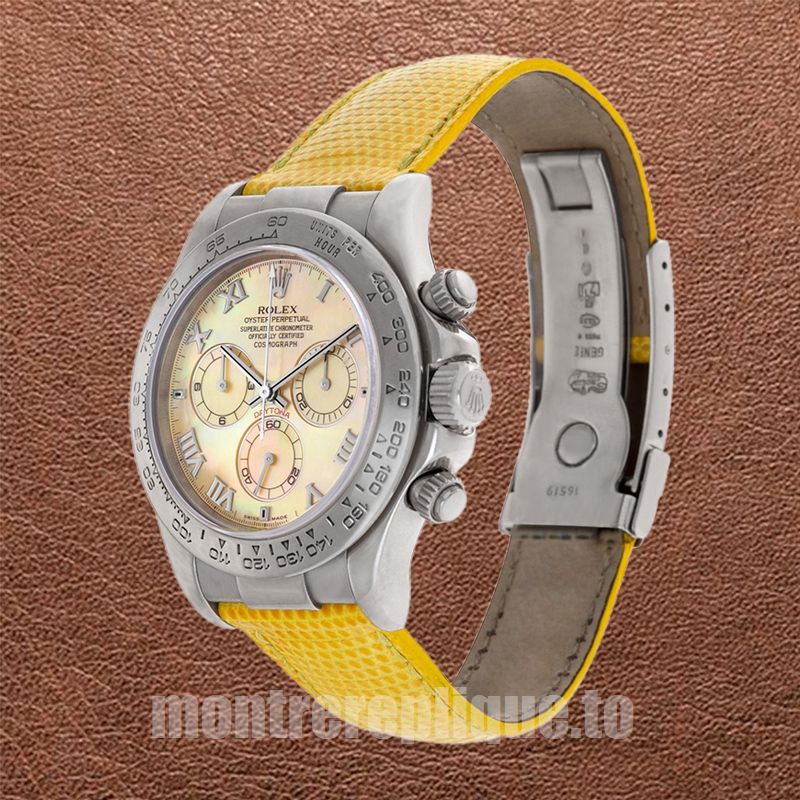 Rolex Daytona 40mm Pour des hommes 116519 Regardez Bracelet en cuir - Image 3