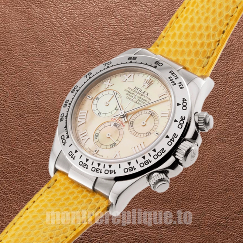 Rolex Daytona 40mm Pour des hommes 116519 Regardez Bracelet en cuir - Image 4