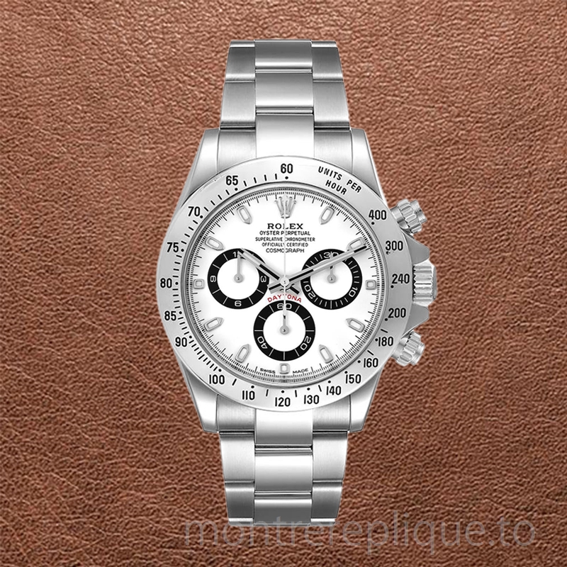 Rolex Daytona Pour des hommes 40mm 116520 Cadran blanc Argenté - Image 2